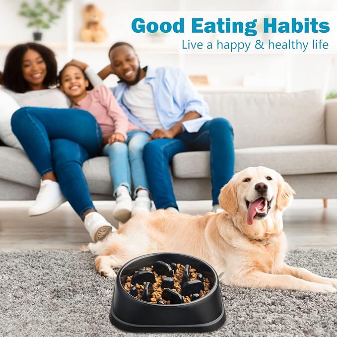 UPSKY Slow Feeder Small Dog Puzzle Bowl Feeder - Anti-Slip, Anti-Bloat, Anti-Choking