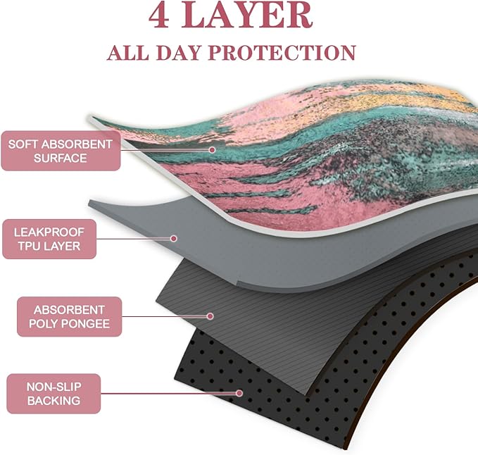 Qeils Washable Pee Pads for Dogs, 2 Pack Reusable Puppy Pads 18"x24" Super Absorbent Leakproof Dog Training Pads, Non-Slip Potty Pads for Crate, Floor, Couch, Whelping Pads Litter Mat Puppy Supplies