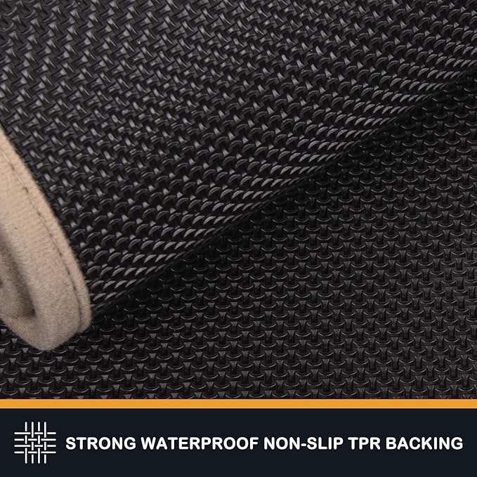 PURRUGS Dirt Trapping Door Mat 24" x 84", Non-Slip Machine Washable Entryway Rug, Dog Doormat, Indoor Front Door Mat, Super Absorbent Entry Rug for Muddy Shoes & Paws, Taupe