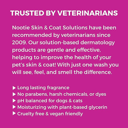 Nootie - Pet Shampoo for Sensitive Skin - Revitalizes Dry Skin & Coat - Natural Ingredients - Gentle Dog Shampoo - Cleans & Conditions