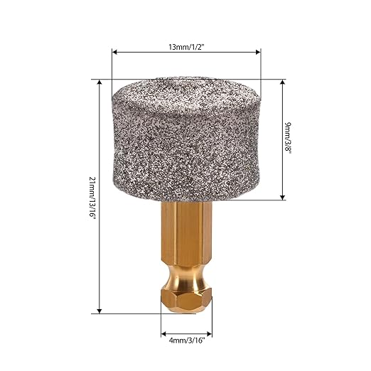 10-Pack Dog Nail Grinder Heads: Diamond Tip Replacement Compatible with Electric Pet Trimmer, Low Noise Claw Smoothing Bits, Long-Lasting Grinding Wheels