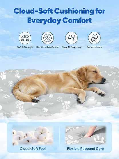 Rywell Super-Absorbent Cooling Mat for Dogs 30"x20" Arc-Chill 3.0 & Color-Changing Dog Cooling Mat, Stay Cool & Dry, Washable, Non-Slip Pet Bed Mat for Floors, Sofas, Kennels