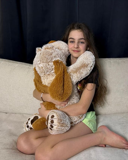 MaoGoLan Giant Dog Plush,31 inches Large Stuffed Animal Dog, Fluffy and Cuddly Stuffed Puppy Stuffed Animal Throw Pillow Toy Gift for Puppy Lover,Girls,Kids