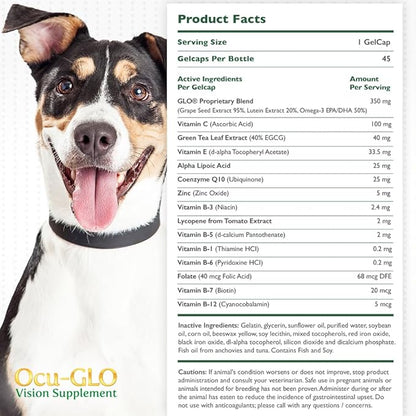 Ocu-GLO Vision Supplement for Medium to Large Dogs (45ct)