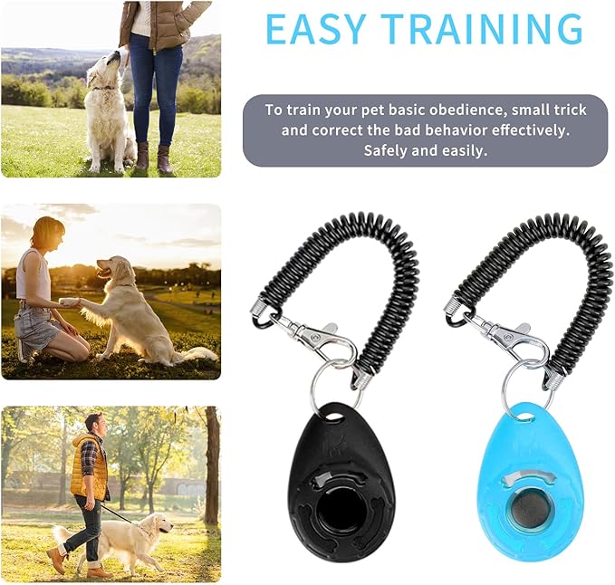 Dog Treat Pouch, 3 Ways to Wear Treat Pouches for Pet Training, Dog Training Treat Pouch with Waist Belt Shoulder Strap, Poop Bag, Collapsible Bowl, Dog Training Clicker