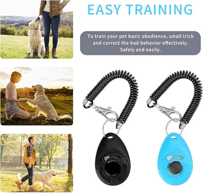 Dog Treat Pouch, 3 Ways to Wear Treat Pouches for Pet Training, Dog Training Treat Pouch with Waist Belt Shoulder Strap, Poop Bag, Collapsible Bowl, Dog Training Clicker