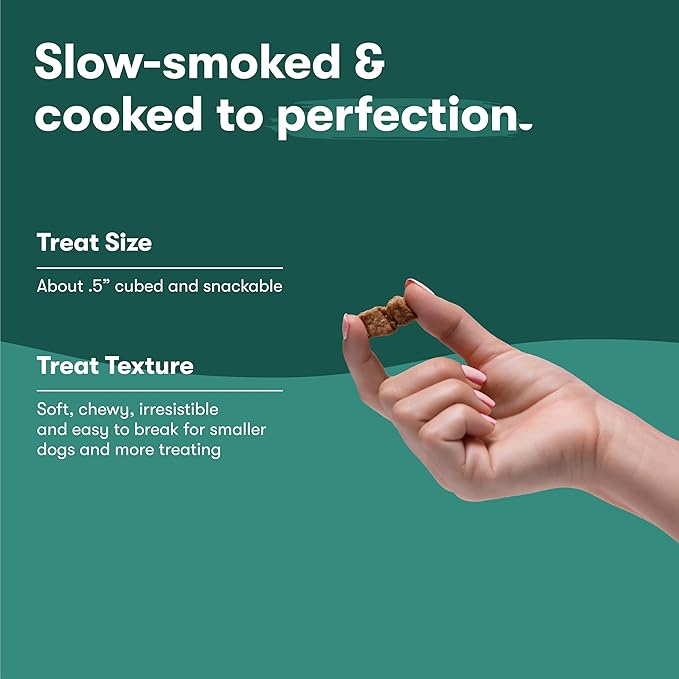 Jinx Chicken & Banana Training Treats for Dogs and Puppies, Low-Calorie, All Natural, Slow-Smoked Real Chicken, No Fillers 4oz, 6 Pack