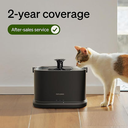 PETLIBRO Cat Water Fountain Filter Replacement, 8 Packs Pet Fountain Filter & Sponges for Dockstream WF106/WF116/WF105/WF115/WF005/WF305, 4 Months Set Easy-Swap PETLIBRO Cat Water Dispenser Filter