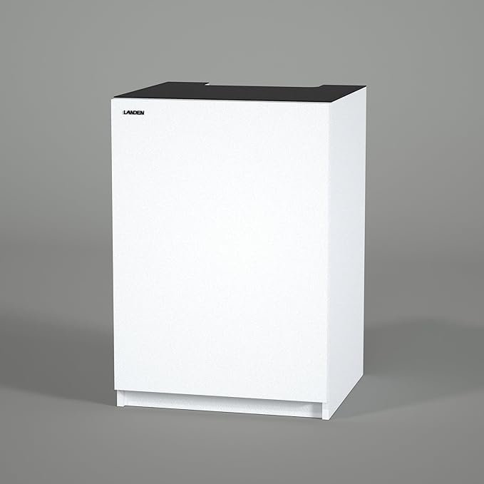 LANDEN RS 60 ReefStar Saltwater Aquarium Reef-Ready Sump Aquarium-50 Gal Display + 20 Gal Sump | 23.6″×21.7″×19.7″ Tank + Cabinet w/Built-in Filtration for Coral & Nano Fish