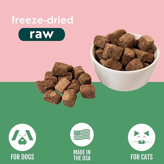 Momentum Carnivore Nutrition Freeze-Dried Turkey Heart Dog Treats & Cat Treats – Single-Ingredient, High-Protein, Grain-Free, Lean & Easily Digestible – Made in USA – 3 oz Bag