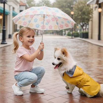 Dog Raincoat Dog Rain Jacket Poncho Waterproof Snowproof Pet Rain Suit Lined Warm Lining Hooded Leash Hole Adjustable Puppy Small Medium Dogs,Yellow,XL
