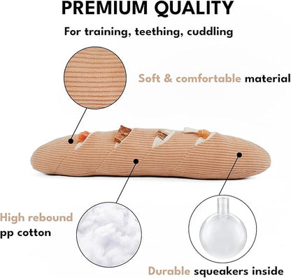 CHEWFFON Interactive Squeak Dog Toy, Dog Enrichment Puzzle Toys, Stress Release Game for Boredom, Snuffle Activity Foraging Instinct Training of Dogs