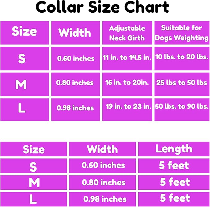 Dog Collar and Leash Set - Durable Polyester Material -Adjustable -Safe Metal Buckle-Cute Summer Dog Leash and Collar Set for Small, Medium and Large Dogs