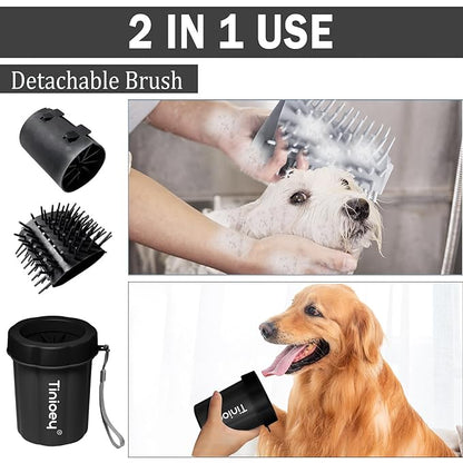 Dog Paw Cleaner for Large Dogs, Dog Paw Washer, Muddy Paw Cleaner, Pet Foot Cleaner, Dog Paw Protector Kit
