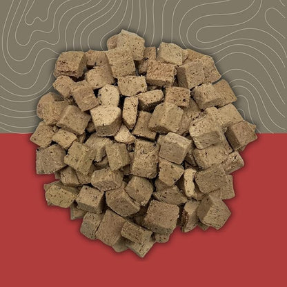 MONTANA DOG FOOD CO. Freeze-Dried Raw Beef Recipe Dog Food – Grain-Free, High-Protein Meal or Topper, Made in USA with USA Ingredients -6.4 oz Bag