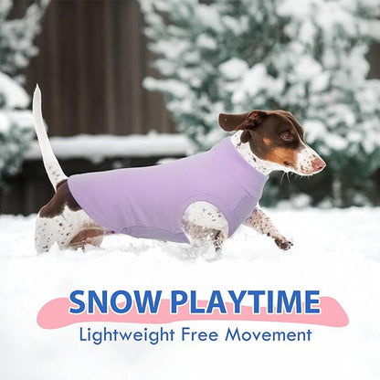 Dog Sweater Fleece - Purple, XS - Stretchable Sleeveless Vest | Warm Lightweight Sweatershirt, Pullover Design for Puppy,Chihuahua Clothes,Autumn/Winter Outdoor Clothing