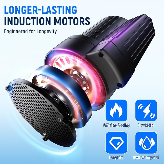 D-HONOR Sump Pump, Submersible Water Pump 1/3 HP 1600 GPH with Float Switch, Automatic Utility Pump for Pool, Pond, Garden, Flooded Basement, Aquarium, and Irrigation, with 10 Ft Power Cord