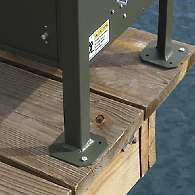 Texas Hunter Directional Fish Feeder w/Straight Legs - 70 lb. Fish Feed Capacity - Model DF125DL