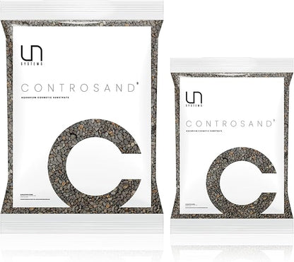 UNS Controsand - Kona, 8L - Natural Freshwater 3-5 mm Dark Gray Gravel - Decorative Small Rocks for Aquascaping Planted Tank - Aquarium Terrarium Substrate for Betta, Shrimp, Fish, Reptile Decor