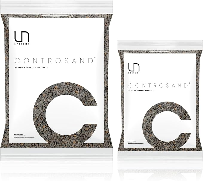 UNS Controsand - Kona, 3L - Natural Freshwater 3-5 mm Dark Gray Gravel - Decorative Small Rocks for Aquascaping Planted Tank - Aquarium Terrarium Substrate for Betta, Shrimp, Fish, Reptile Decor