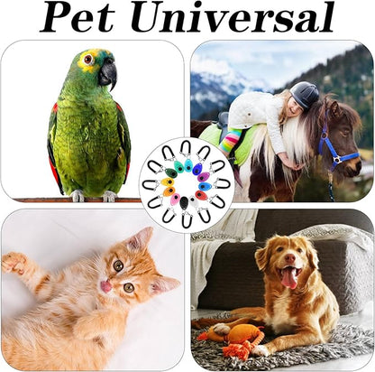 32 Pack Dog Training Clicker Bulk, Colorful Pet Training Clickers Cat Animal Trainer Clicker with Wrist Strap for Pet Dog Cat Horse Bird Behavioral Trainer Accessories (Multicolor)
