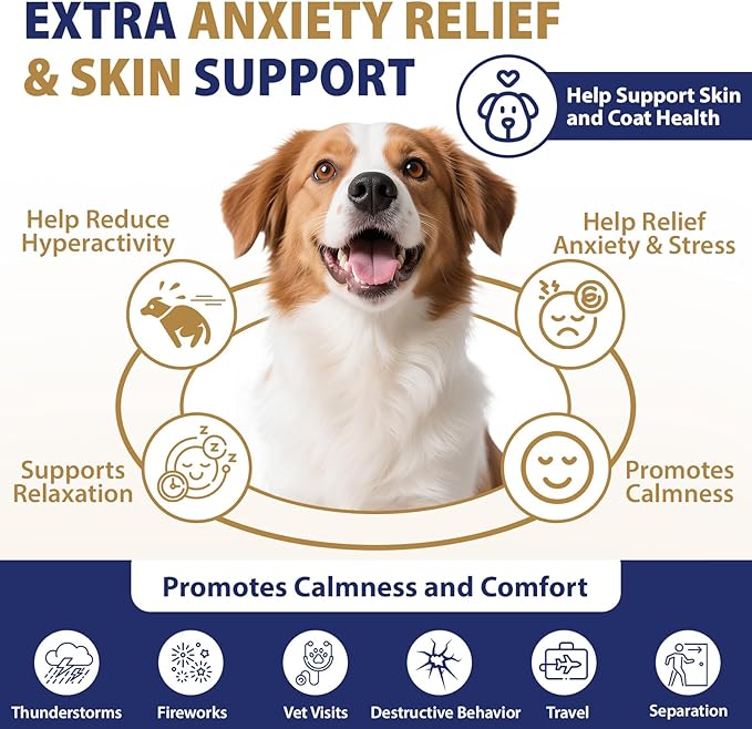 Hip and Joint Supplement for Dogs 200 Hemp Dog Calming Chews with Glucosamine, Chondroitin, Msm, Omega3, Melatonin for Senior Dogs Anxiety Pain Relief Anti Inflammatory Small/Medium/Large Dog -Chicken