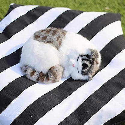 Cat Teepee Tent Bed,Outdoor Indoor Dog House,Portable Washable Pet Tent for Small Dogs with Cushion,Inside Pet Teepee for Small Medium Animals (White&Black, M)