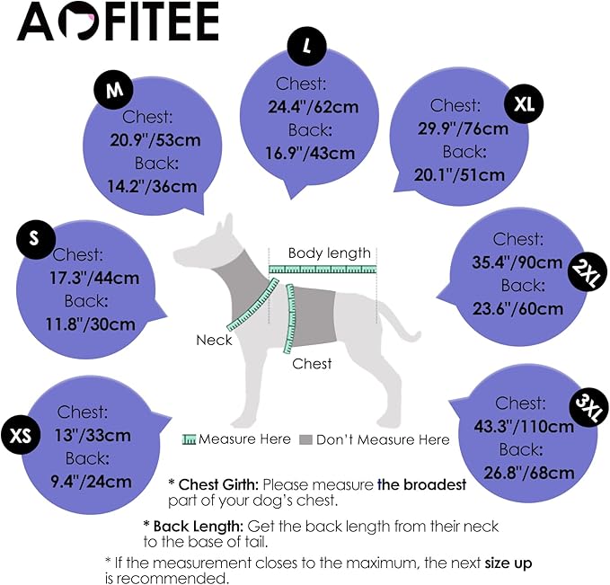 AOFITEE Dog Coat, Warm Dog Jackets for Small Dogs, Dogs Winter Coat with Harness Built in, Reflective Pet Winter Jacket, Waterproof Windproof Puppy Puffer Jacket Fleece Vest, Blue XS