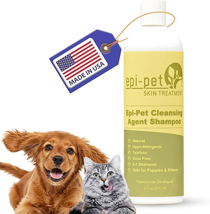 Epi-Pet Cleansing Agent Pet Shampoo, 16-Ounce