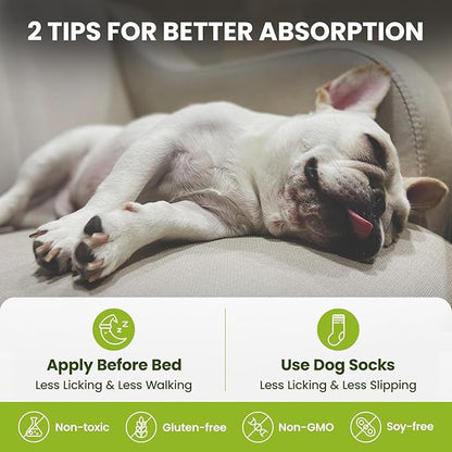 (7.1 oz / 200 g) Lick-Safe Dog Paw & Nose Balm with Coconut Oil | All-Natural Paw Cream & Wax for Dry, Cracked Pads & Snouts| Paw Moisturizer & Soother, Nose Butter for Bulldogs| Horse Hoof Care