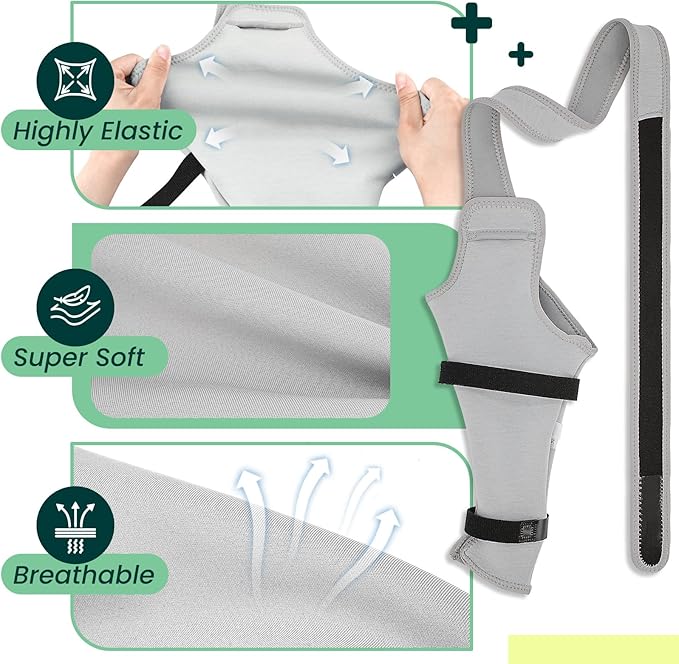 Dog Rear Leg Sleeve to Prevent Licking - Breathable Adjustable Durable Material - Single Sleeve for Back Hind Leg Wound Recovery ACL TPLO Surgery(Right-2XL)