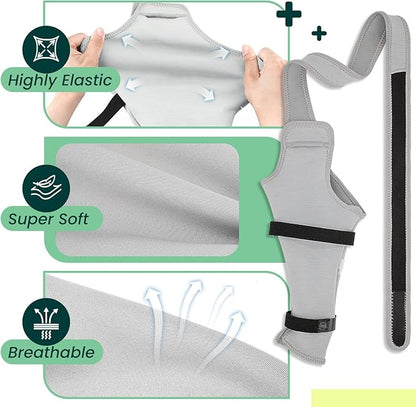 Dog Rear Leg Sleeve to Prevent Licking - Single Recovery Sleeve for Back Hind Leg, Wound Recovery After Surgery for Torn ACL/CCL TPLO Surgery