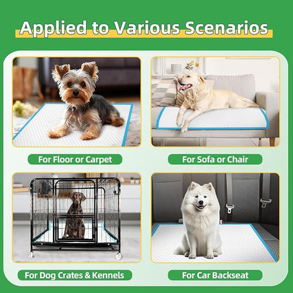 DEEP DEAR Dog Pee Pads Extra Large 30"x36", 40-Count Puppy Pads XXL, Leak-Proof X-Large Pee Pads for Dogs, Super Absorbent Dog Potty Training Pads XL, Disposable Pet Urine Bed Pads for Doggie, Cats