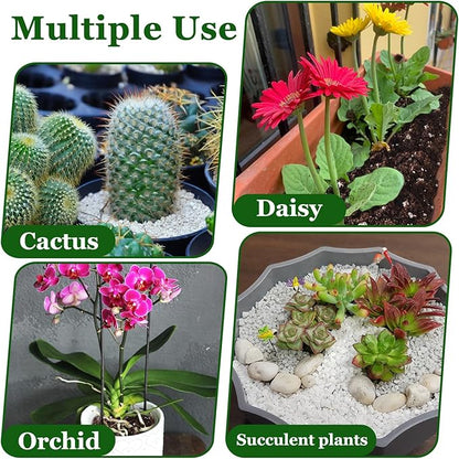 Organic Horticultural Perlite,Natural Perlite Improved Drainage, Ventilation & Root Growth,Perlite Conditioner Potting Mix for Orchids,Succulents,Indoor & Outdoor Plant and Gardening-1QT