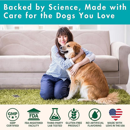 Champ's Armor Allergy & Immune Soft Chews for Dogs. Daily Support for Itchy Skin, Immune Health, Seasonal Allergies. W/Colostrum, Salmon Oil, Probiotics, Quercetin, Turmeric. 120 ct.