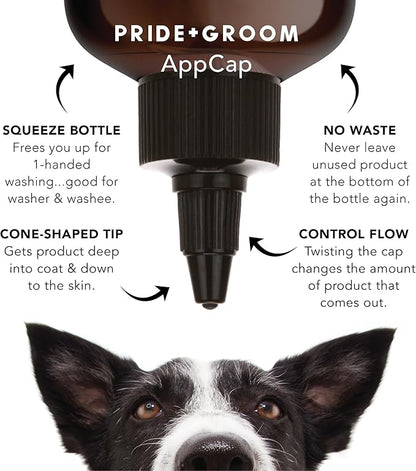 Pride and Groom The Sensitive One | Dog Grooming Shampoo for Puppies and Dogs with Itchy, Dry Skin| Tearless All Natural Body Wash with Essential Oils to Soothe Skin – 16oz (Pack of 2)