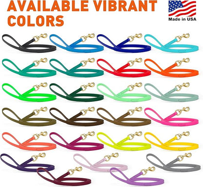 Viper Biothane K9 Working Dog Leash Waterproof Lead for Tracking Training Schutzhund Odor-Proof Long Line with Solid Brass Snap for Puppy Medium and Large Dogs, 20ft Sea Foam Green