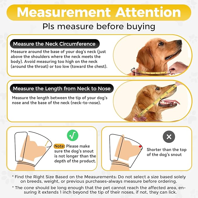 Upgraded Dog Cone Collar for Dogs After Surgery, Soft Transparent Pet Recovery Collar for Large Medium Small Dogs, Depth Adjustable Dog Cone Collar, Elizabethan Collar (XL, Black)