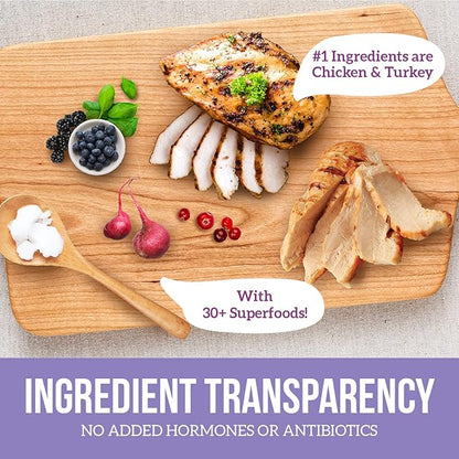 Health Extension Grain Free Chicken & Turkey Dry Dog Food - 30+ Superfoods and Probiotics for All Life Stages (23.5lb)