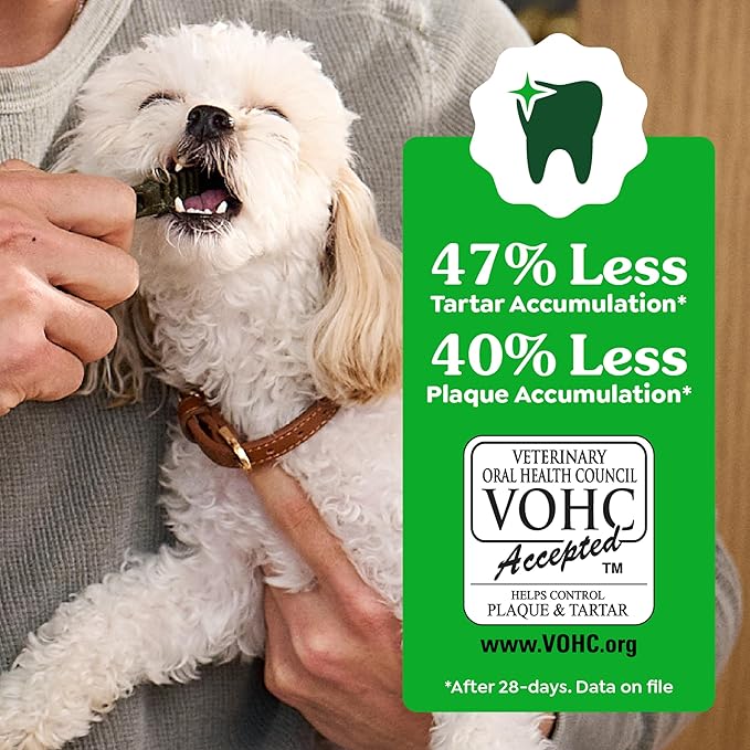 Greenies Veterinarian-Recommended Adult Natural Dental Dog Treats Regular Size, Original Flavor, 6 oz. Pack, 6 Count