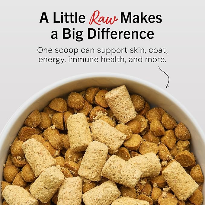Stella & Chewy's Freeze-Dried Raw Tantalizing Turkey Meal Mixers- Dog Food Topper and Mixer - Made with 95% Cage-Free Turkey, Organs & Bone - Perfect for Picky Eaters - Grain-Free - 18 oz