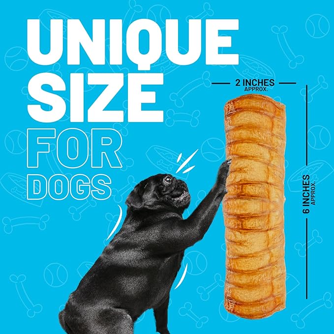 Sitka Farms Beef Split Trachea Canoe 6" - 20 Pieces - Dental Health Treat - Bone and Chews - 100% Natural Premium Dog Treat Long Lasting for Medium Large and Small Dogs