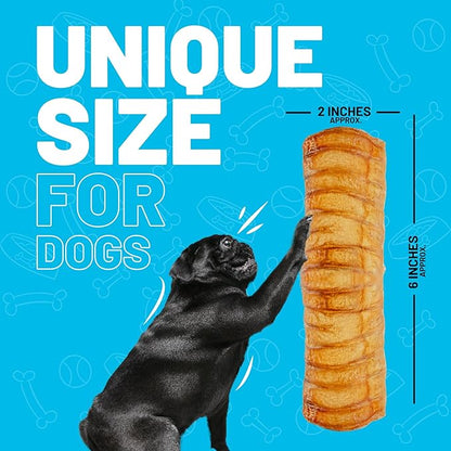 Sitka Farms Beef Split Trachea Canoe 6" - 20 Pieces - Dental Health Treat - Bone and Chews - 100% Natural Premium Dog Treat Long Lasting for Medium Large and Small Dogs