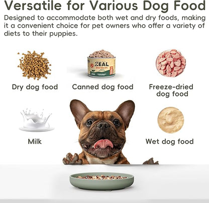 Slow Feeder Dog Bowl, Silicone Puzzle Bowl With Suction Cups for Dogs & Puppies, Anxiety Relief, Slow Eating, Dishwasher Fit, All Breeds, Green