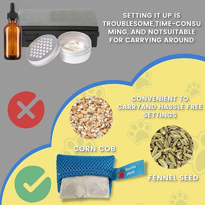 Dog Scented Training Kit Fun for Dogs- Nose Work for Dogs, Hide and Seek Dog Toys, Enhance Dog Brain Games, Nose Scent Work Games for All Ages Dog, Dog Scent Training Box, Scent Work Kit for Dogs