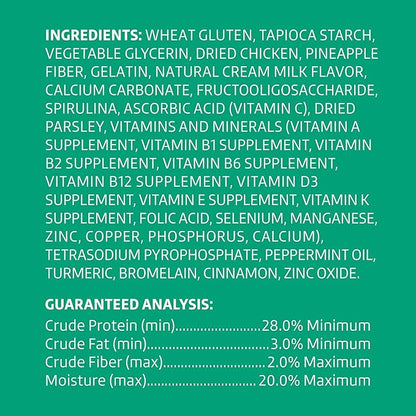 Wonder Bound Dog Dental Treats for Large Dogs (Over 50 lbs), Fresh Mint Flavor, Made with Real Chicken, Nubbed Texture for Plaque & Tartar Control, Freshens Breath While Chewing, 9 Count