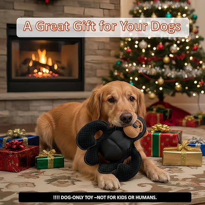 Plush Stuffed Squeaky Dog Toys, Tough Dog Toy Large Breed, Dog Chew Toys for Large Dogs,Chew Dog Toys to Keep Them Busy,11" x 11" Gorilla