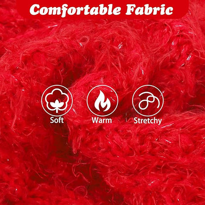 Turtleneck Small Dog Sweaters - Classic Cable Knitwear Winter Coat for Small Medium Dogs Male Female Puppy Dog Cold Weather Clothes Girls Boys, Red, S