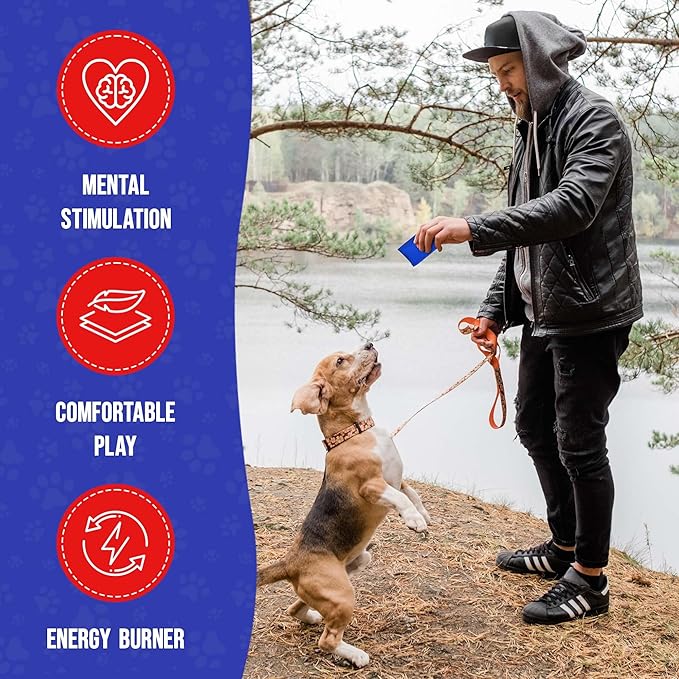 Interactive Dog Scent Training Kit Fun - Nose Work for Dogs, Hide and Seek Dog Toys, Enhance Dog Brain Games, Nose Scent work Games for All Ages Dog, Dog Scent Training Box, Scent Work Kit for Dogs