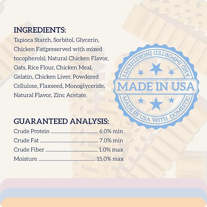 Groovies Slightly Softer, Yet Flexible Dental Chew for Senior Dogs & Delicate Chewers. Powered by USA-Patented DentalFit Tech. No Added Gluten, No Artificial Flavors or Colors. 12oz Small (43Chews)